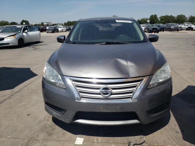 3N1AB7AP6FY235250 - 2015 NISSAN SENTRA S GRAY photo 5