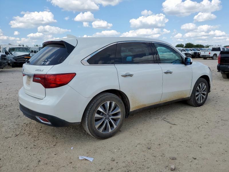 5FRYD3H49EB001297 - 2014 ACURA MDX TECHNOLOGY თეთრი ფოტო 3