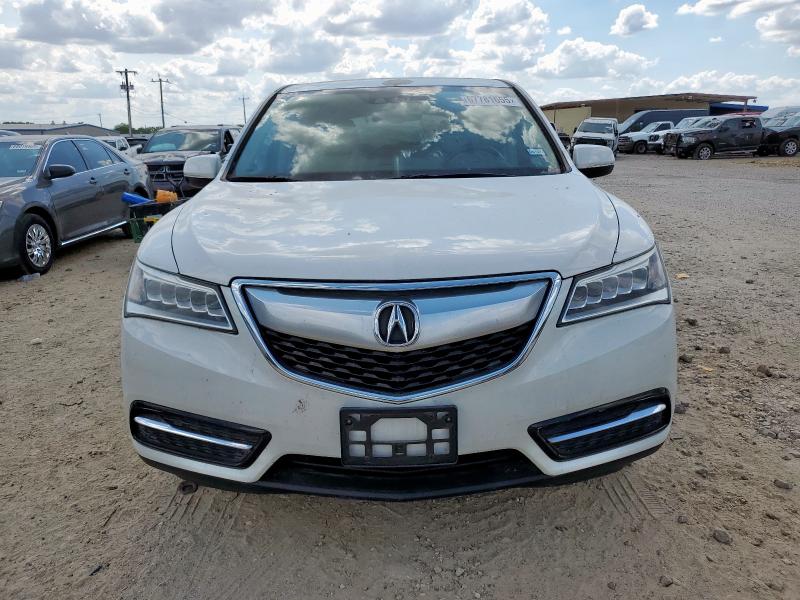 5FRYD3H49EB001297 - 2014 ACURA MDX TECHNOLOGY თეთრი ფოტო 5