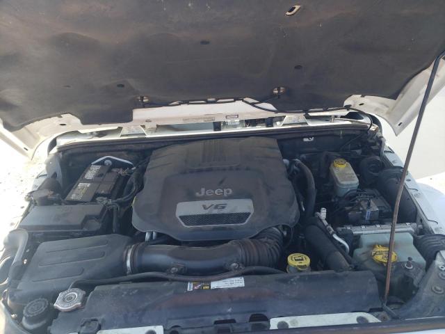 1C4BJWEG7EL115053 - 2014 JEEP WRANGLER U SAHARA WHITE photo 12