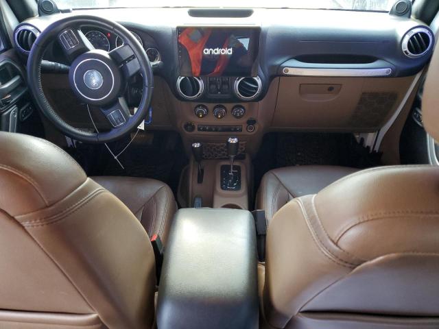 1C4BJWEG7EL115053 - 2014 JEEP WRANGLER U SAHARA WHITE photo 8