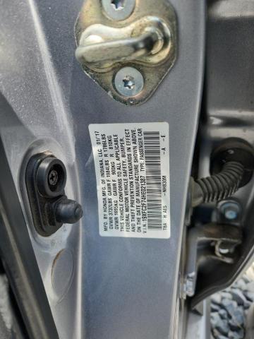 19XFC2F74HE021387 - 2017 HONDA CIVIC EX GRAY photo 13
