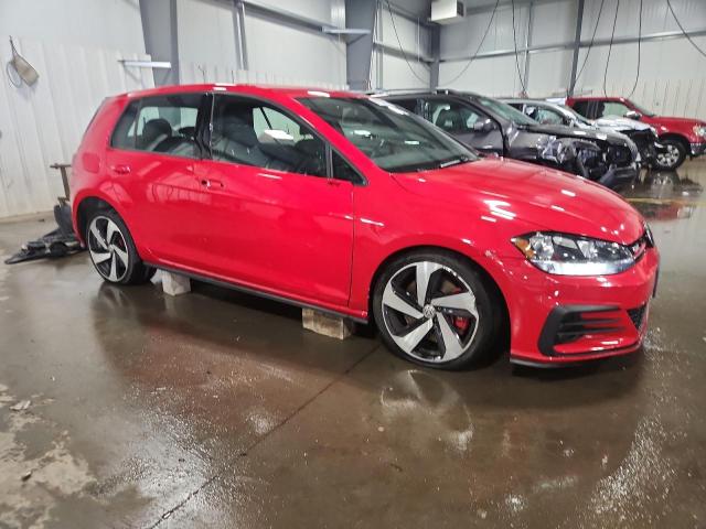 3VW6T7AU4MM001681 - 2021 VOLKSWAGEN GTI S RED photo 4