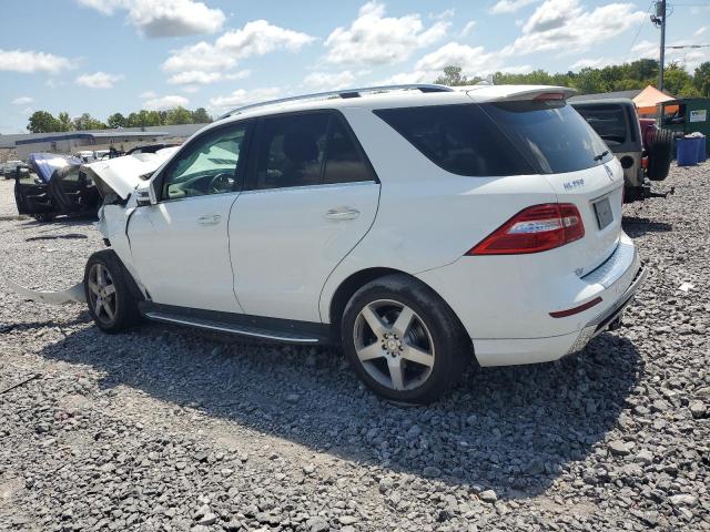 4JGDA5HBXFA507472 - 2015 MERCEDES-BENZ ML 350 4MATIC WHITE photo 2