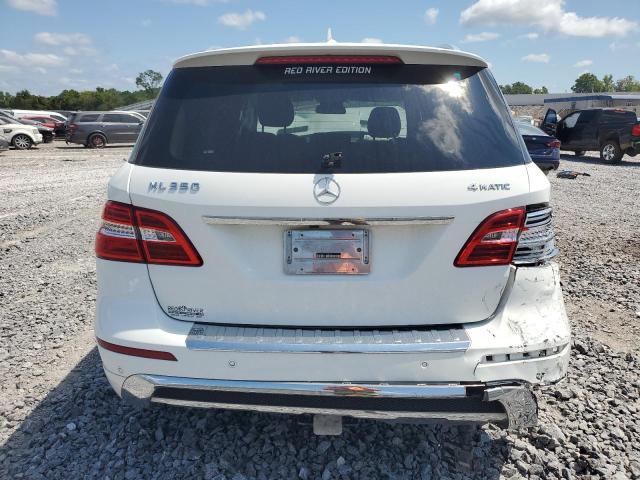 4JGDA5HBXFA507472 - 2015 MERCEDES-BENZ ML 350 4MATIC WHITE photo 6