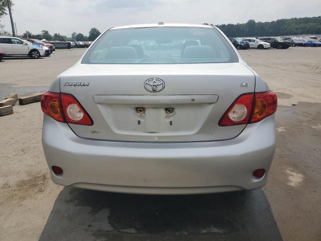 1NXBU40E29Z156249 - 2009 TOYOTA COROLLA BASE SILVER photo 6