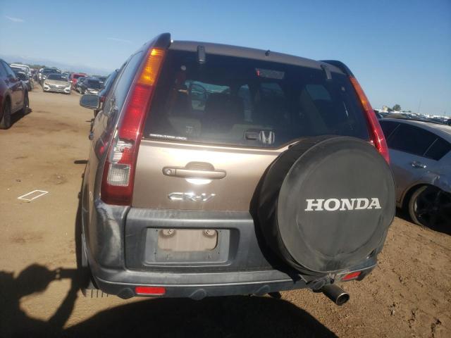 JHLRD78804C045851 - 2004 HONDA CR-V EX GOLD photo 6