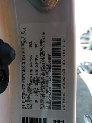 3TMCZ5AN7PM622029 - 2023 TOYOTA TACOMA DOUBLE CAB WHITE photo 13