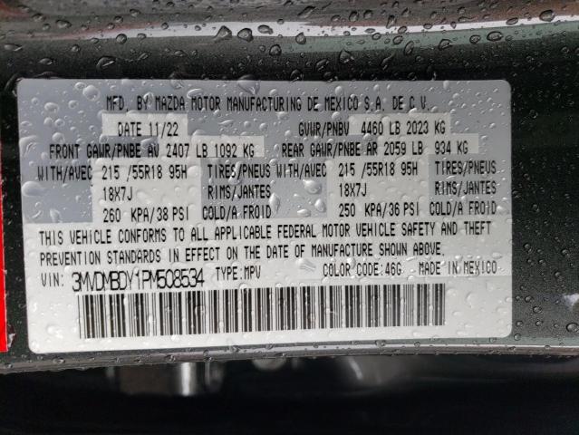 3MVDMBDY1PM508534 - 2023 MAZDA CX-30 PREMIUM GRAY photo 13