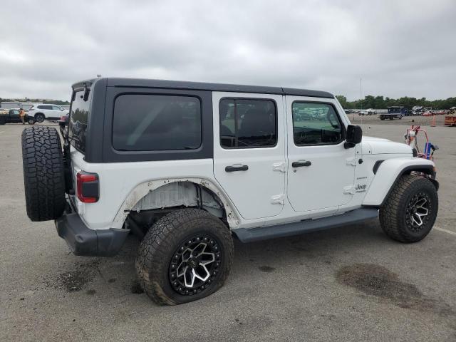 1C4HJXEG9JW291692 - 2018 JEEP WRANGLER U SAHARA Weiß Foto 3