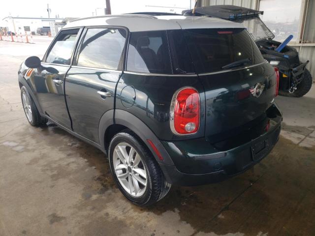 WMWZB3C54BWH95094 - 2011 MINI COOPER COUNTRYMAN GREEN photo 2