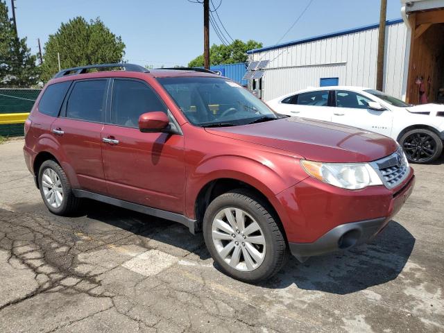 JF2SHACC0DH407810 - 2013 SUBARU FORESTER 2.5X PREMIUM MAROON photo 4