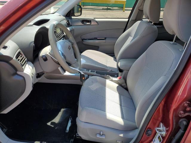 JF2SHACC0DH407810 - 2013 SUBARU FORESTER 2.5X PREMIUM MAROON photo 7