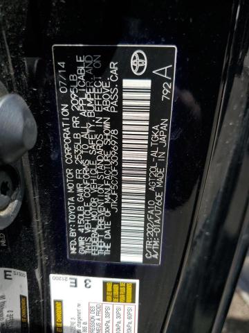 JTKJF5C70F3096978 - 2015 TOYOTA SCION TC შავი ფოტო 12