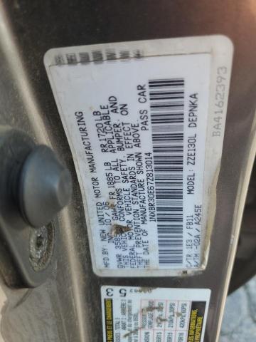 1NXBR30E67Z813014 - 2007 TOYOTA COROLLA CE GRAY photo 12