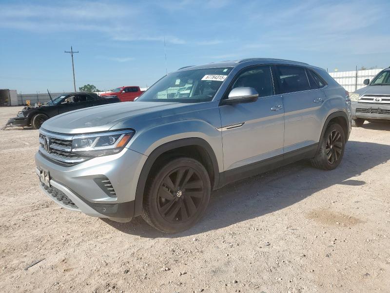 1V2WE2CA3NC203268 - 2022 VOLKSWAGEN ATLAS CROS SE SILVER photo 1