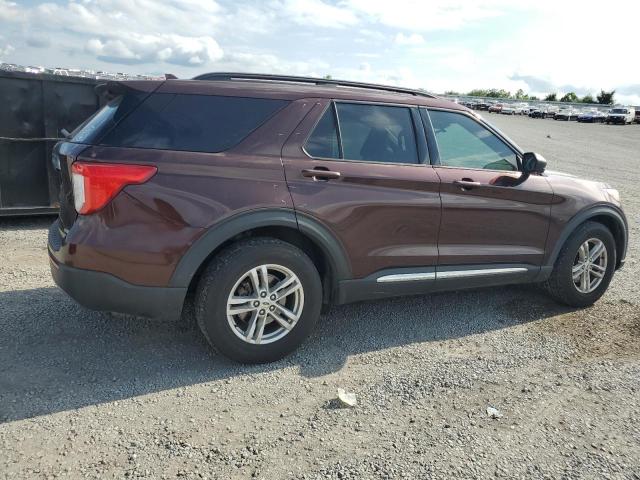 1FMSK7DH9LGC22331 - 2020 FORD EXPLORER XLT 棕色 照片 3