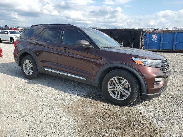 1FMSK7DH9LGC22331 - 2020 FORD EXPLORER XLT 棕色 照片 4