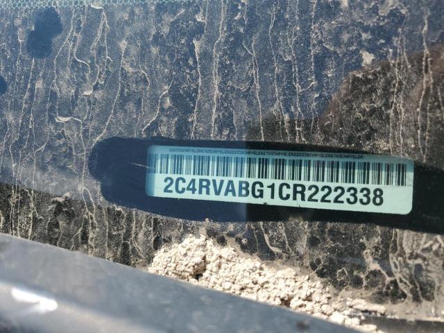 2C4RVABG1CR222338 - 2012 VOLKSWAGEN ROUTAN SE WHITE photo 13