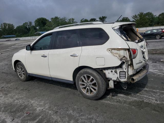 5N1AR2MN6FC706081 - 2015 NISSAN PATHFINDER S WHITE photo 2