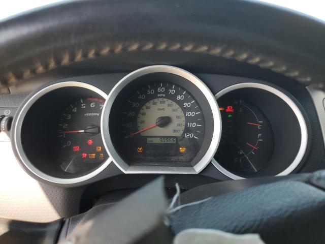 5TEJU4GN8AZ671693 - 2010 TOYOTA TACOMA DOUBLE CAB PRERUNNER SILVER photo 9