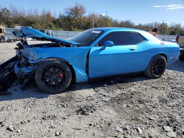 2B3CJ7DW4AH130136 - 2010 DODGE CHALLENGER SRT-8 BLUE photo 1