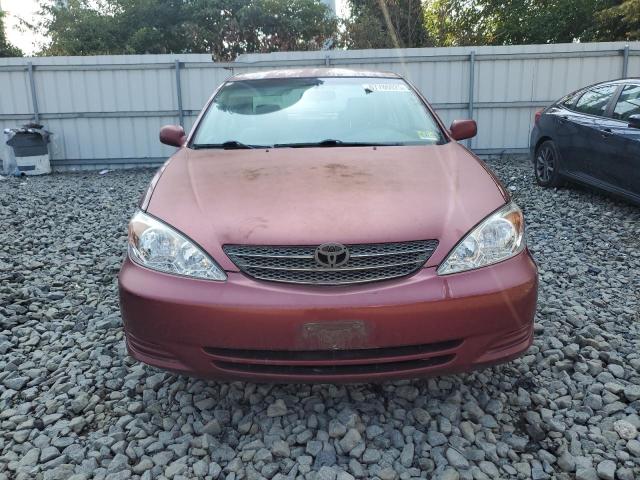 4T1BE32K54U288506 - 2004 TOYOTA CAMRY LE BURGUNDY photo 5