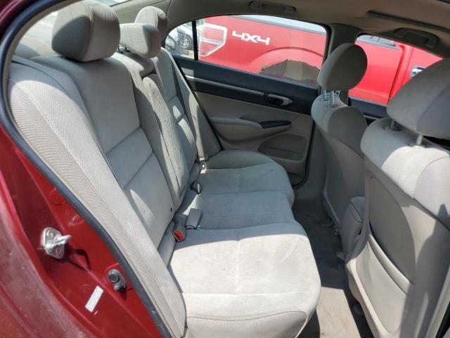 19XFA16829E003304 - 2009 HONDA CIVIC EX RED photo 10