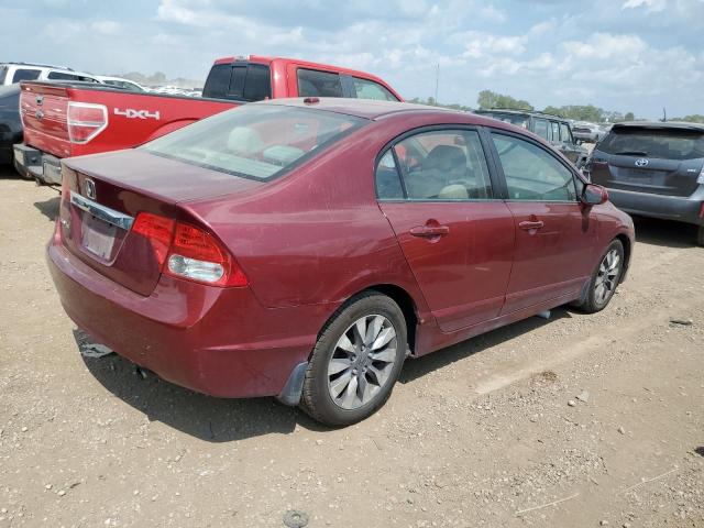 19XFA16829E003304 - 2009 HONDA CIVIC EX RED photo 3