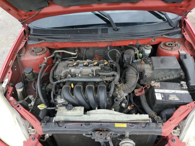 2T1KR32EX3C075324 - 2003 TOYOTA COROLLA MA XR RED photo 11