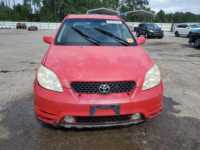 2T1KR32EX3C075324 - 2003 TOYOTA COROLLA MA XR RED photo 5