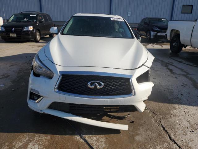 JN1EV7AP6KM518740 - 2019 INFINITI Q50 LUXE WHITE photo 5