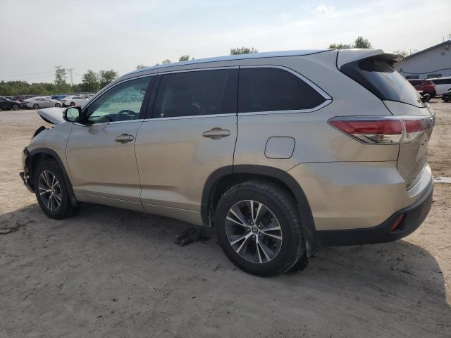 5TDJKRFH5GS505149 - 2016 TOYOTA HIGHLANDER XLE TAN photo 2