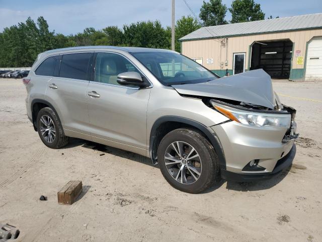 5TDJKRFH5GS505149 - 2016 TOYOTA HIGHLANDER XLE TAN photo 4