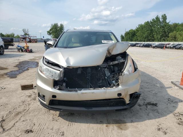 5TDJKRFH5GS505149 - 2016 TOYOTA HIGHLANDER XLE TAN photo 5