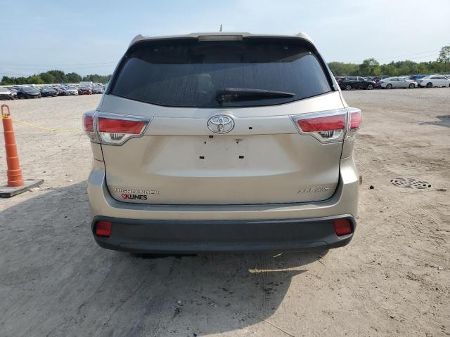 5TDJKRFH5GS505149 - 2016 TOYOTA HIGHLANDER XLE TAN photo 6
