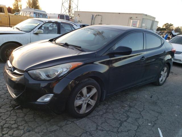 KMHDH4AE5DU946567 - 2013 HYUNDAI ELANTRA GLS BLACK photo 1