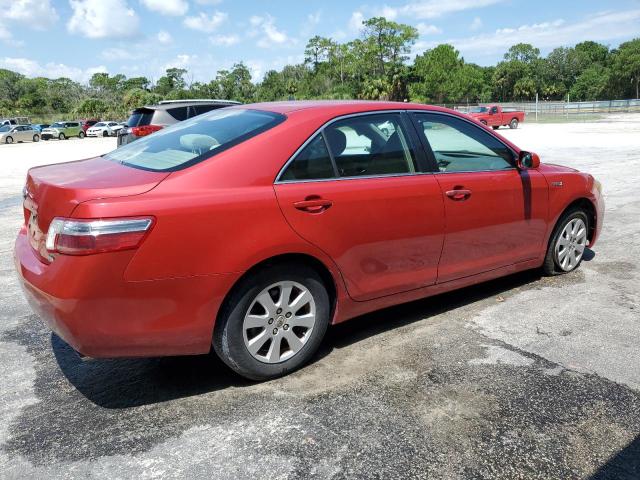 4T1BB46K19U111354 - 2009 TOYOTA CAMRY HYBRID RED photo 3