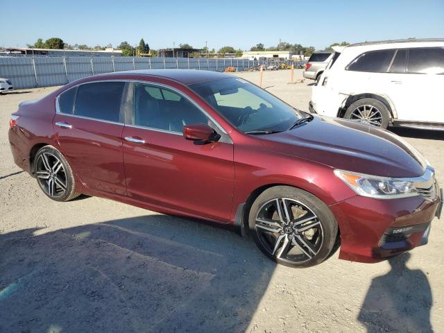 1HGCR2F51GA242139 - 2016 HONDA ACCORD SPORT 勃艮第红 照片 4