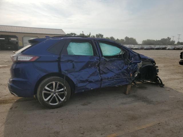 2FMPK3AP3FBB37975 - 2015 FORD EDGE SPORT BLUE photo 3