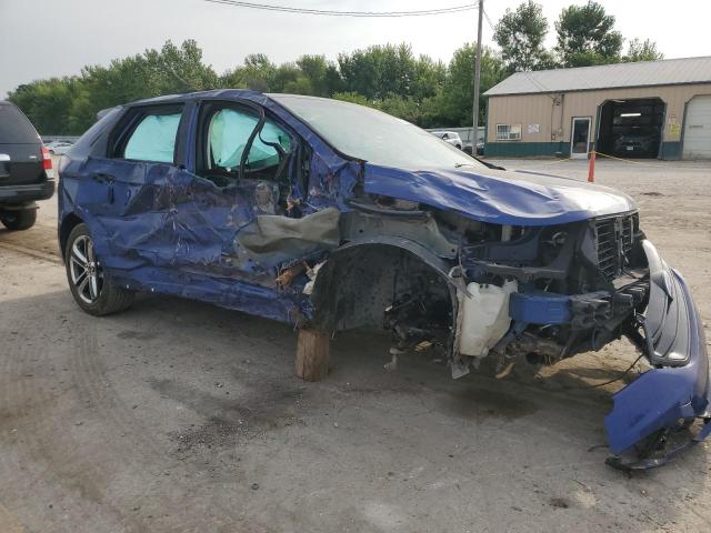 2FMPK3AP3FBB37975 - 2015 FORD EDGE SPORT BLUE photo 4
