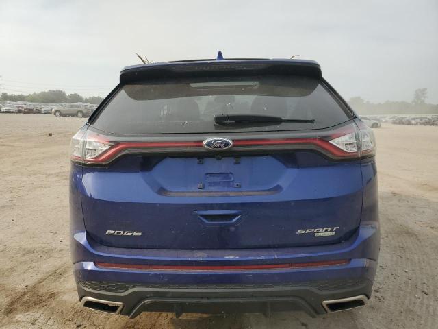 2FMPK3AP3FBB37975 - 2015 FORD EDGE SPORT BLUE photo 6
