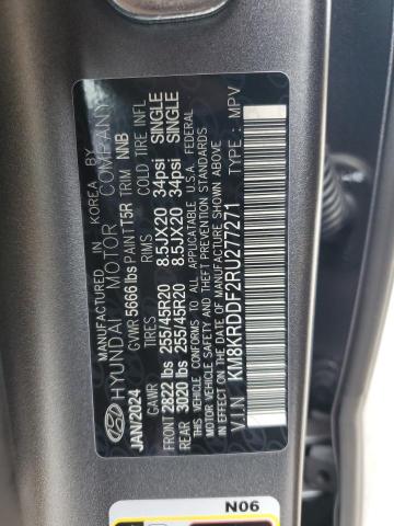 KM8KRDDF2RU277271 - 2024 HYUNDAI IONIQ 5 LIMITED GRAY photo 12