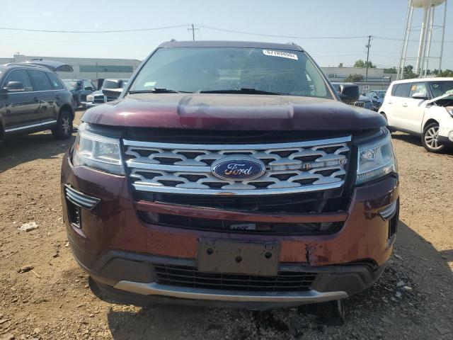 1FM5K8DH9KGA67183 - 2019 FORD EXPLORER XLT برغندي صورة 5