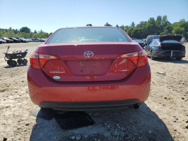 2T1BURHE9JC014729 - 2018 TOYOTA COROLLA L 红色 照片 6