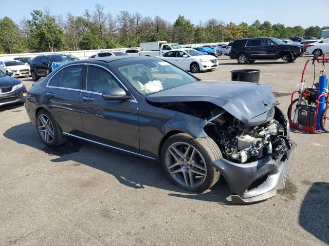 55SWF4KB3GU124644 - 2016 MERCEDES-BENZ C 300 4MATIC GRAY photo 4