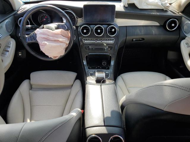 55SWF4KB3GU124644 - 2016 MERCEDES-BENZ C 300 4MATIC GRAY photo 8