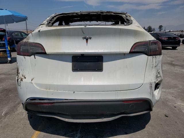7SAYGDED5SF313117 - 2025 TESLA MODEL Y WHITE photo 6