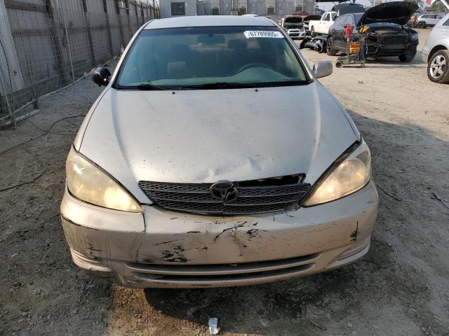 4T1BE32K04U805114 - 2004 TOYOTA CAMRY LE GOLD photo 5