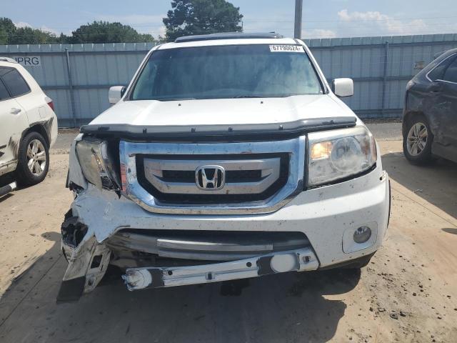 5FNYF3H67BB023906 - 2011 HONDA PILOT EXL WHITE photo 5